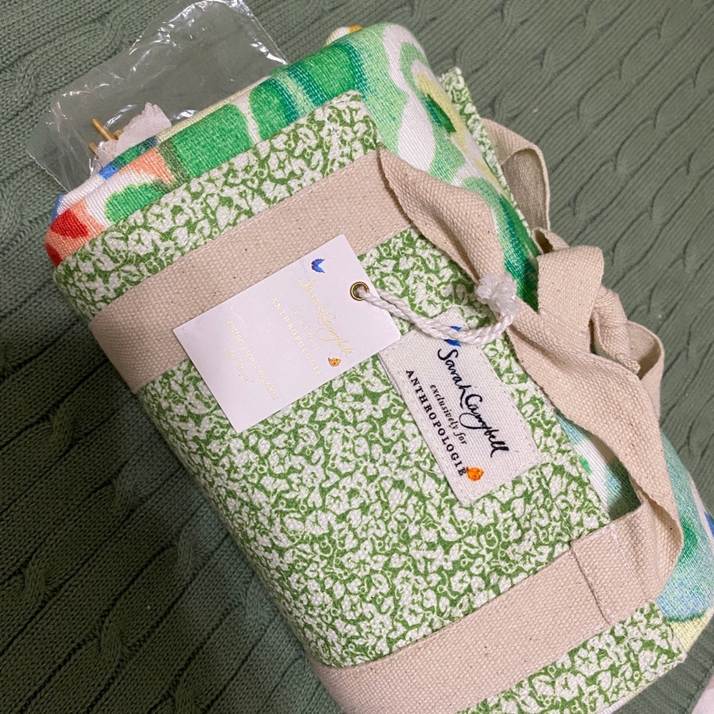 Sarah Campbell x Anthropologie picnic blanket
